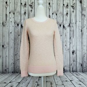 NWT - Sonoma Light Pink Tuck Stitch Pullover XSP